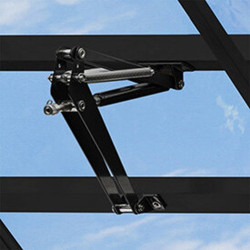 BloomCabin Compas d'ouverture Noir Aluminium