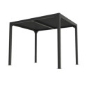 Habrita Pergolas bioclimatiques Gris Aluminium 7.2m²