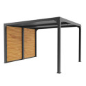 Habrita Pergolas bioclimatiques Gris Aluminium 10.80m²