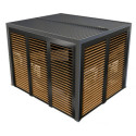 Habrita Pergolas bioclimatiques Gris Aluminium 10.80m²