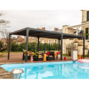 Habrita Pergolas bioclimatiques Gris Aluminium 21.5m²