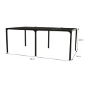 Habrita Pergolas bioclimatiques Gris Aluminium 21.5m²