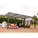 Habrita Pergolas bioclimatiques Gris Aluminium 21.5m²