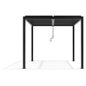 X-Metal Pergolas bioclimatiques Gris Aluminium 9m²