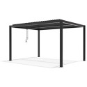 X-Metal Pergolas bioclimatiques Gris Aluminium 12m²