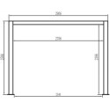 X-Metal Pergolas bioclimatiques Gris Aluminium 12m²
