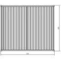 X-Metal Pergolas bioclimatiques Gris Aluminium 12m²