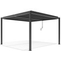 X-Metal Pergolas bioclimatiques Gris Aluminium 16m²
