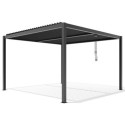 X-Metal Pergolas bioclimatiques Gris Aluminium 16m²
