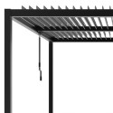 X-Metal Pergolas bioclimatiques Gris Aluminium 16m²