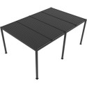 X-Metal Pergolas bioclimatiques Gris Aluminium 17.40m²