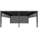 X-Metal Pergolas bioclimatiques Gris Aluminium 17.40m²