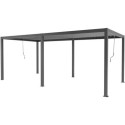 X-Metal Pergolas bioclimatiques Gris Acier galvanisé 17.40m²