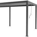 X-Metal Pergolas bioclimatiques Gris Acier galvanisé 17.40m²
