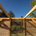 Habrita Tonnelles de jardin Marron Bois massif 10.6m²