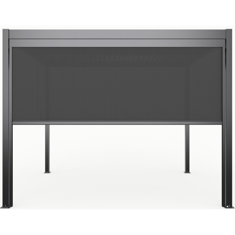 X-Metal Stores pour pergolas Gris Aluminium