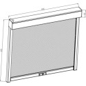 X-Metal Stores pour pergolas Gris Aluminium