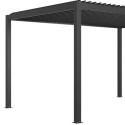 X-Metal Pergolas bioclimatiques Gris Aluminium 9m²
