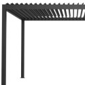 X-Metal Pergolas bioclimatiques Gris Aluminium 9m²