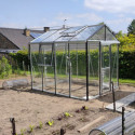 Filclair Serre de jardin en verre Gris 6.75m²