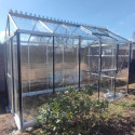 Filclair Serre de jardin en verre Gris 6.75m²