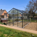 Filclair Serre de jardin en verre Gris  13.5m²