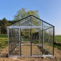 Filclair Serre de jardin en verre Gris  13.5m²