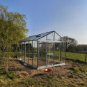 Filclair Serre de jardin en verre Gris  13.5m²