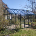 Filclair Serre de jardin en verre Vert  13.5m²