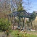 Filclair Serre de jardin en verre Vert  13.5m²
