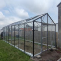 Filclair Serre de jardin en verre Gris 18m²