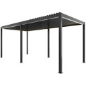 X-Metal Pergolas bioclimatiques Gris Aluminium 17.40m²