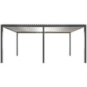 X-Metal Pergolas bioclimatiques Gris Aluminium 17.40m²