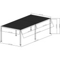 X-Metal Pergolas bioclimatiques Gris Aluminium 17.40m²
