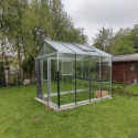 Filclair Serre de jardin en verre Gris 6.75m²