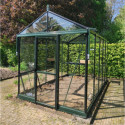 Filclair Serre de jardin en verre Vert 6.75m²