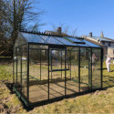 Filclair Serre de jardin en verre Vert 8.44m²