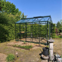 Filclair Serre de jardin en verre Vert 8.44m²
