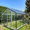 Filclair Serre de jardin en verre Gris  13.5m²