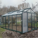 Filclair Serre de jardin en verre Vert  13.5m²