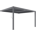 X-Metal Pergolas bioclimatiques Gris Aluminium 9m²
