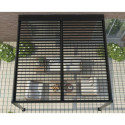 X-Metal Pergolas bioclimatiques Gris Aluminium 9m²