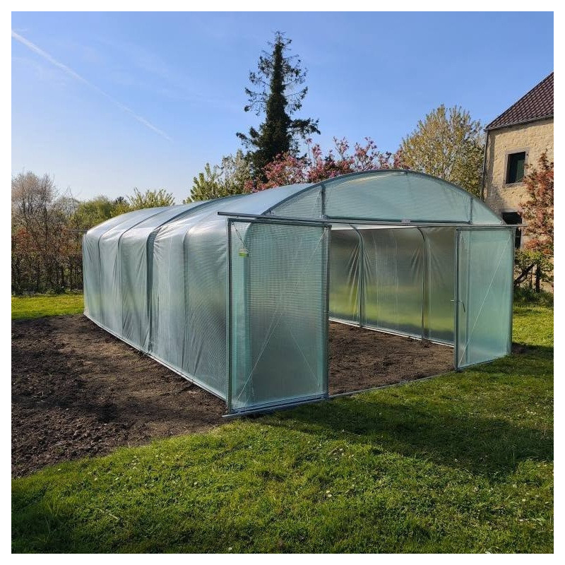 Filclair Serre tunnel Gris 31.5m²