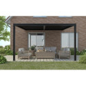 X-Metal Pergolas bioclimatiques Gris Aluminium 16m²