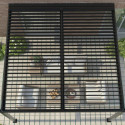 X-Metal Pergolas bioclimatiques Gris Aluminium 16m²