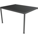 X-Metal Pergolas bioclimatiques Gris Aluminium 9m²