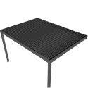 X-Metal Pergolas bioclimatiques Gris Aluminium 9m²
