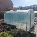 Filclair Serre tunnel Gris 9m²