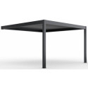 X-Metal Pergolas bioclimatiques Gris Aluminium 15m²