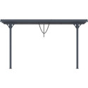 X-Metal Stores pour pergolas Gris